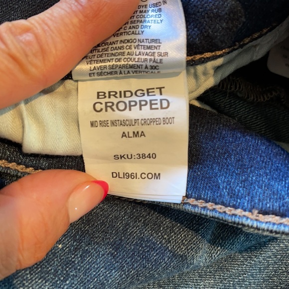 SOLD DL1961 Bridget Cropped Denim - Picture 5 of 5